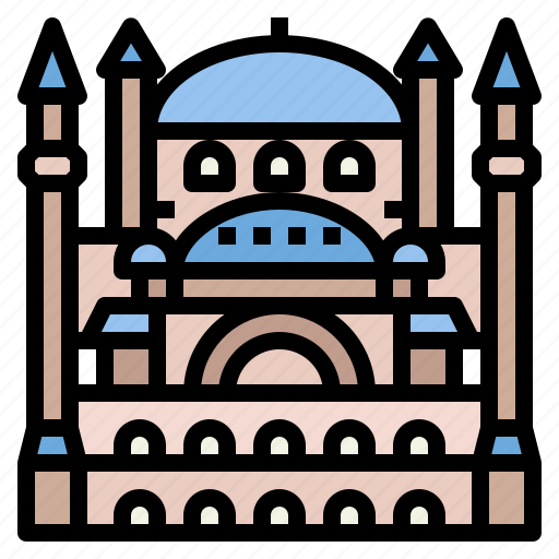 Hagia, sophia, landmark, architectonic, istanbul, monuments icon - Download on Iconfinder