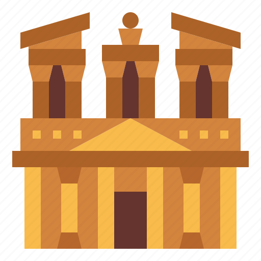 Petra, jordan, landmark, architecture, monuments icon - Download on Iconfinder