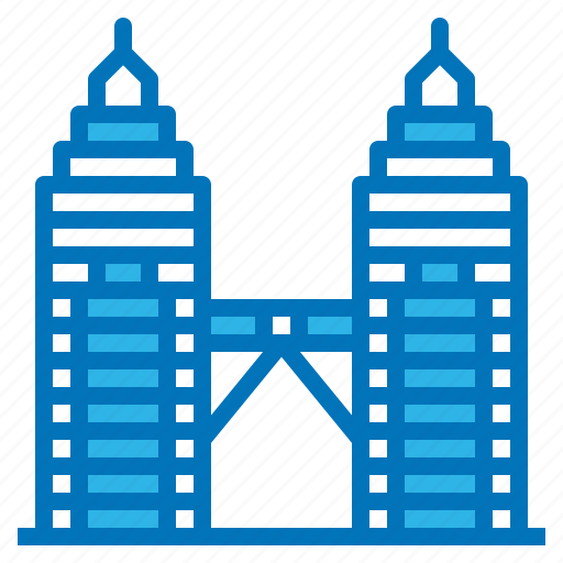 Kuala, lumpur, malaysia, petronas, towers, twin icon - Download on Iconfinder