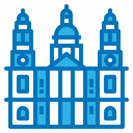 Building, cathedral, landmark, london, pauls, saint icon - Download on Iconfinder