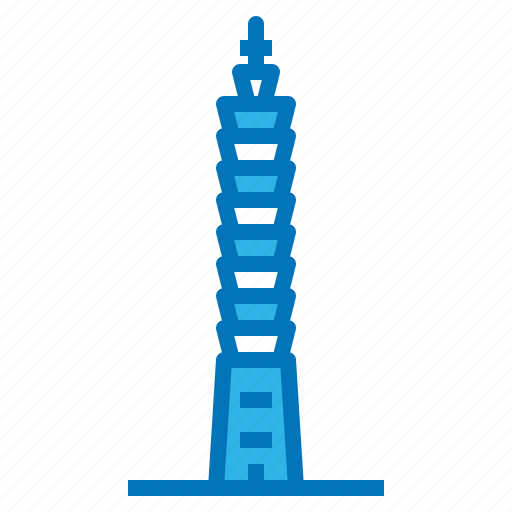 Building, landmark, taipei, taiwan, tower icon - Download on Iconfinder