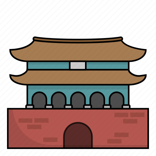 Building, china, forbidden city, landmark, monument icon - Download on Iconfinder