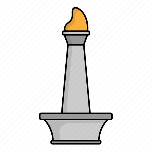 Building, jakarta, landmark, monas, monument icon - Download on Iconfinder