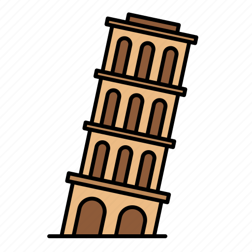 Pisa, tower, travel, monument, architecture, tourism, building icon - Download on Iconfinder