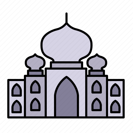 Taj, mahal, india, architecture, travel, tourism, dome icon - Download on Iconfinder