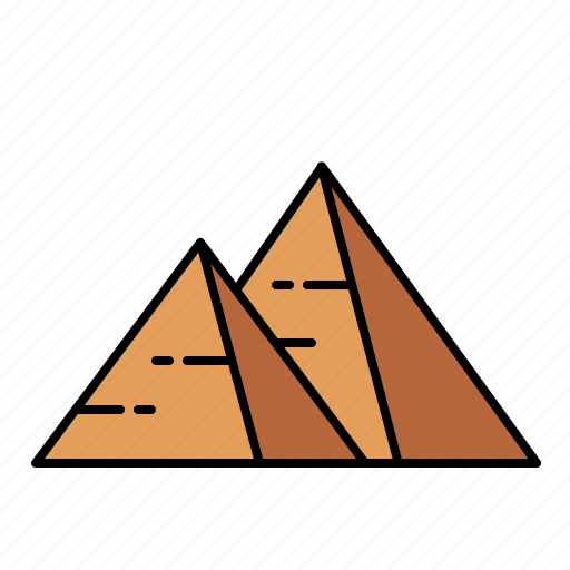 Pyramid, ancient, cairo, egypt, monument, architecture, pharaoh icon - Download on Iconfinder