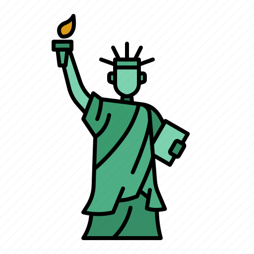 Liberty, statue, usa, america, nyc, landmark, monument icon - Download on Iconfinder