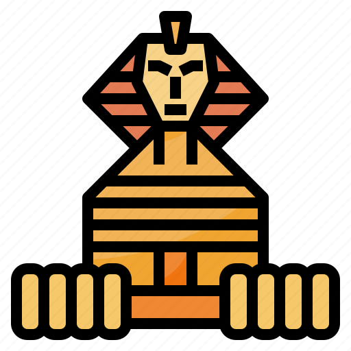 Ancient, egypt, great, landmark, sphinx icon - Download on Iconfinder