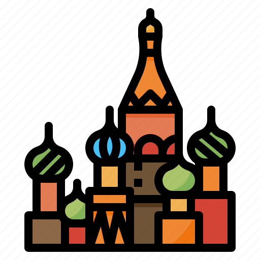 Basils, building, cathedral, landmark, moscow, russia, saint icon - Download on Iconfinder
