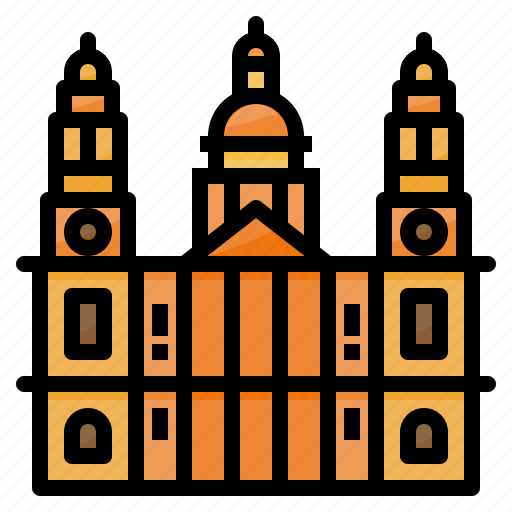 Building, cathedral, landmark, london, pauls, saint icon - Download on Iconfinder