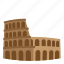 building, coloseoum, landmark, monument, roma 
