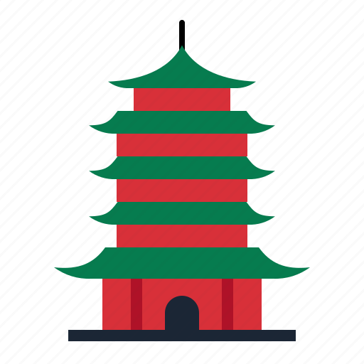 Pagoda, travel, monument, tower, architecture, tourism, building icon - Download on Iconfinder