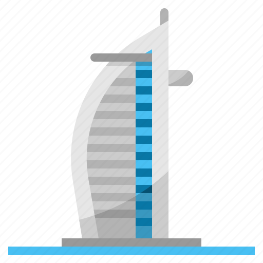 Al, arab, building, burj, dubai, landmark, tower icon - Download on Iconfinder