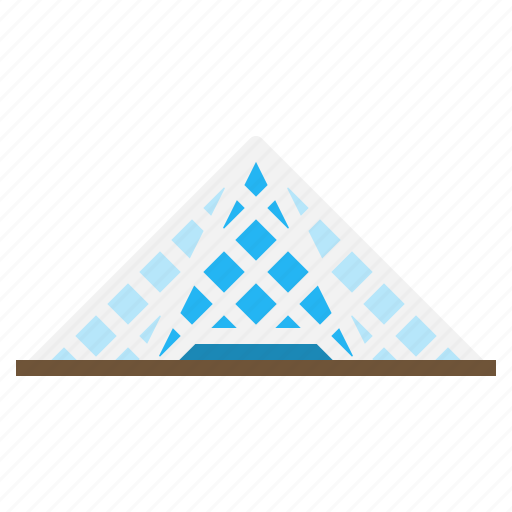 France, landmark, louvre, paris, pyramid icon - Download on Iconfinder