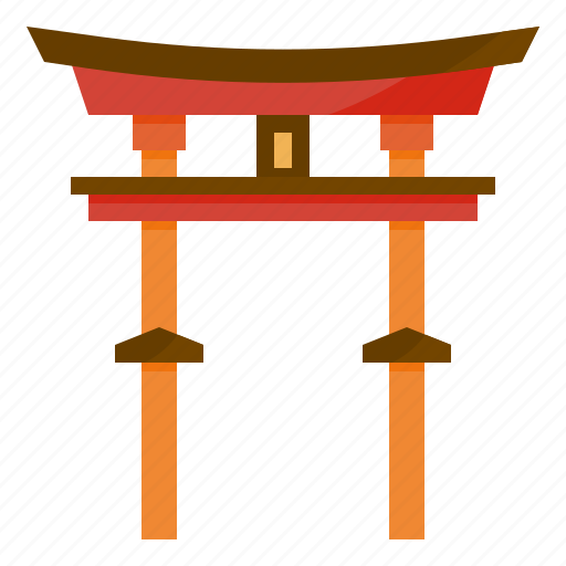 Gate, japan, landmark, temple, torii icon - Download on Iconfinder