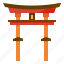 gate, japan, landmark, temple, torii 