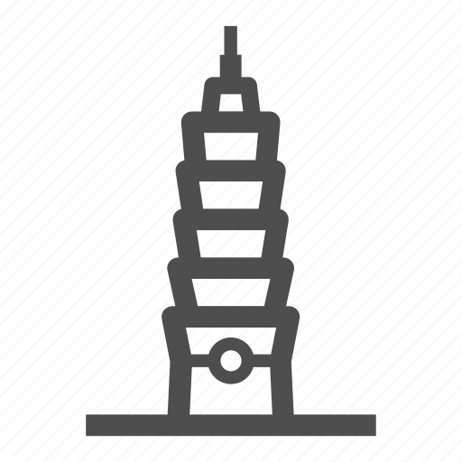 Landmark, travel, building, architecture, taipei landmark, taiwan, 101 building icon - Download on Iconfinder