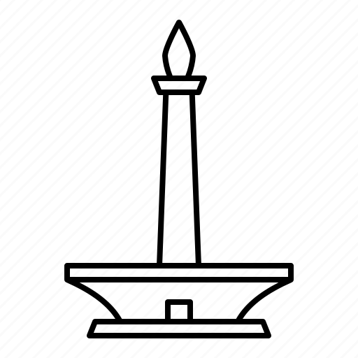 Monas, travel, monument, tower, architecture, tourism, building icon - Download on Iconfinder