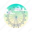 england, eye, ferris wheel, historical, landmark, london, sight 