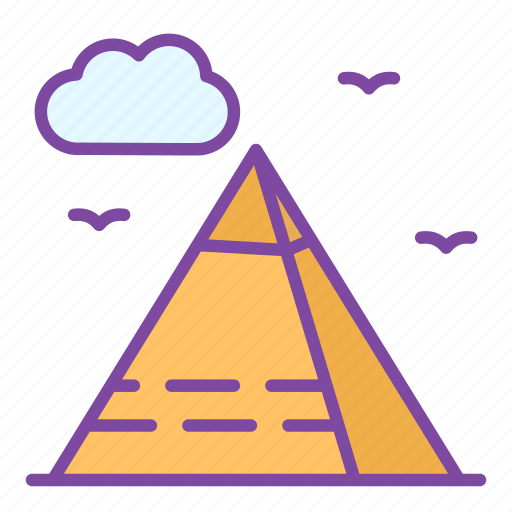 Pyramid, landmark, egypt, architecture icon - Download on Iconfinder