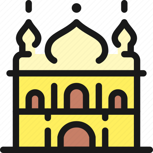 Landmark, golden, temple icon - Download on Iconfinder