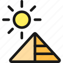 landmark, pyramid