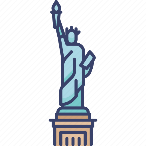America, historical, lady, landmark, liberty, states, united icon - Download on Iconfinder