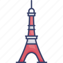 eiffel, france, historical, landmark, monument, paris, tower