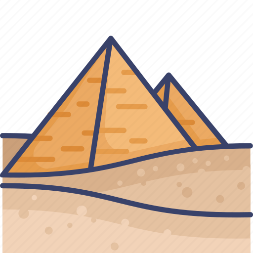 Egypt, historical, landmark, monument, pyramids, world icon - Download on Iconfinder