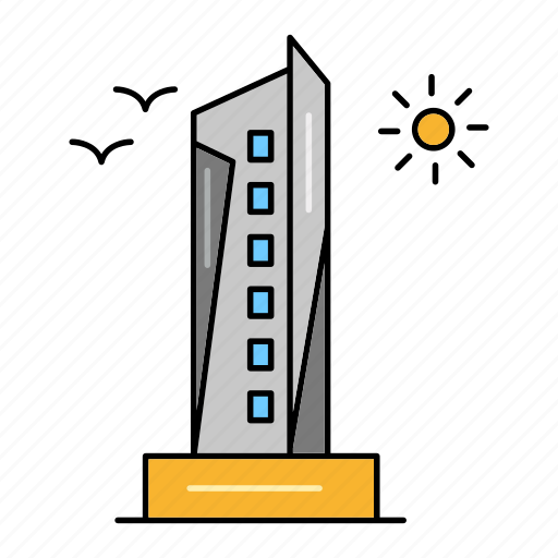 Alhamra, building, company, landmarks, tower icon - Download on Iconfinder