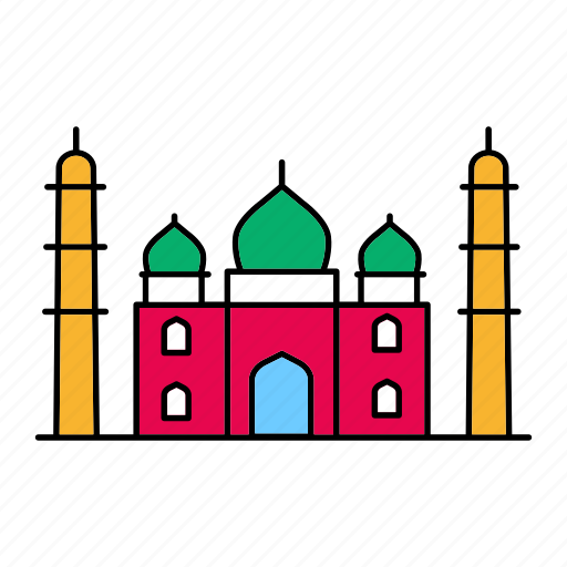 Badshahi, islam, landmarks, masjid, mosque icon - Download on Iconfinder