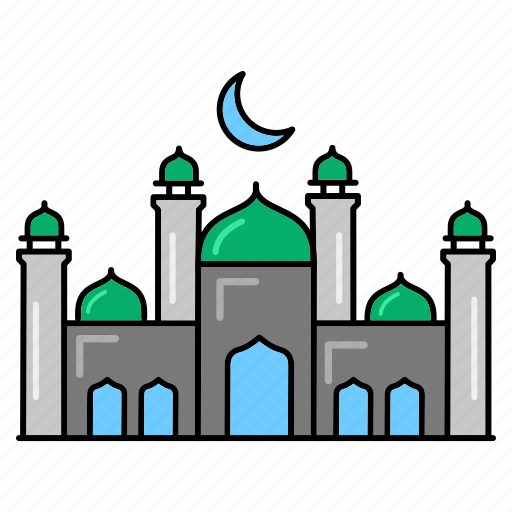 Badshahi, building, islam, landmarks, masjid icon - Download on Iconfinder