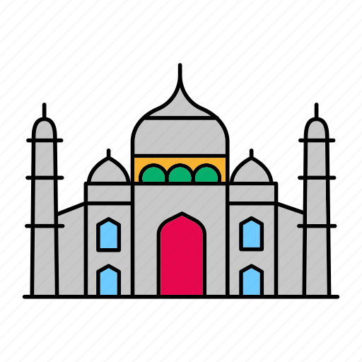 Famous, landmarks, mahal, taj, world icon - Download on Iconfinder