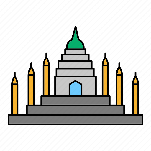 Famous, landmarks, temple, thatbyinnyu, world icon - Download on Iconfinder