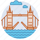 building, landmark, london, thames, tower bridge 