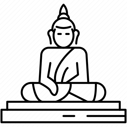 Bangkok, buddha, buddha statue, monument, thailand, landmark icon - Download on Iconfinder