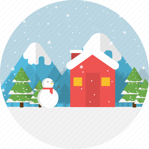 Background, holiday, merry christmas, snow, snowman, winter, xmas icon - Download on Iconfinder