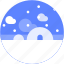 circle, flat icon, inglo, landscape, noth pole, snow, tourism 