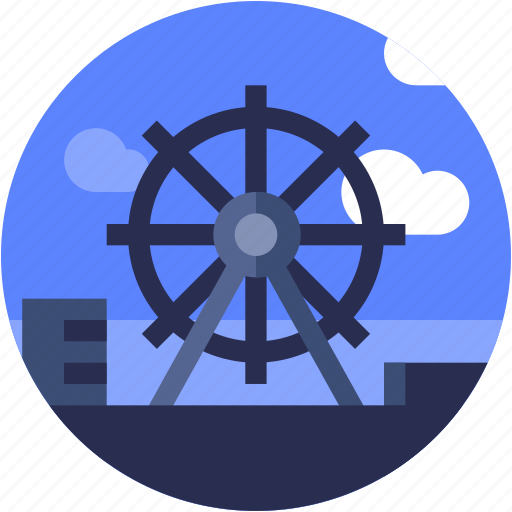 Circle, flat icon, flyer, landscape, singapore icon - Download on Iconfinder