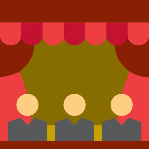 Audience, curtain, man, show, theater, theatre icon - Download on Iconfinder