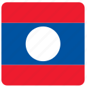 colors, flag, laos, national