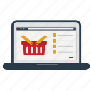buy, cart, laptop, online, shop, store, store online