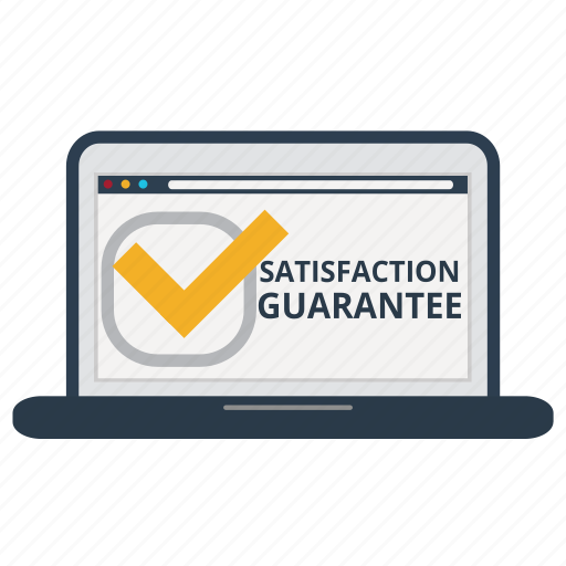 Accept, good, guarantee, laptop, satisfaction, satisfaction guarantee, warranty icon - Download on Iconfinder