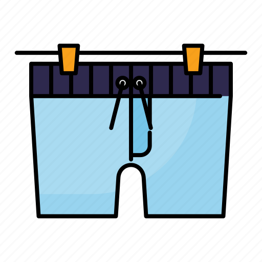 Clean, clothes, clothes line, hanger, laundry, pants icon - Download on Iconfinder