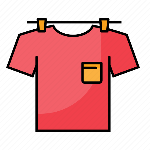 Clothes, hanger clothes, laundry, shirt icon - Download on Iconfinder