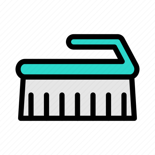 Brush, laundry, cleaning, clothes, washing icon - Download on Iconfinder