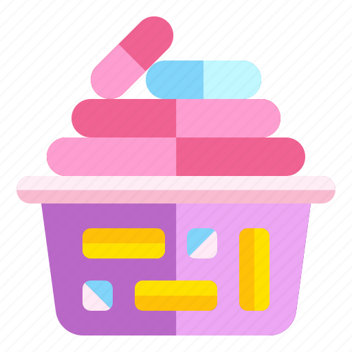 Clothes, laundry, bucket, cleaning, blanket, housekeeping, tidy icon - Download on Iconfinder