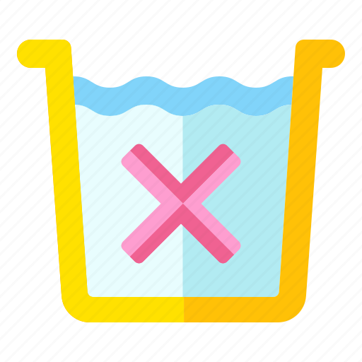 Forbidden, bucket, water, laundry, housekeeping, cleaning, process icon - Download on Iconfinder