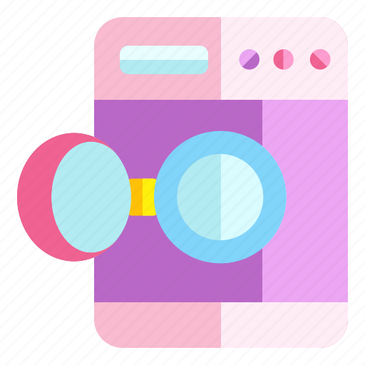 Washing, machine, laundry, housekeeping, cleaning, clean icon - Download on Iconfinder