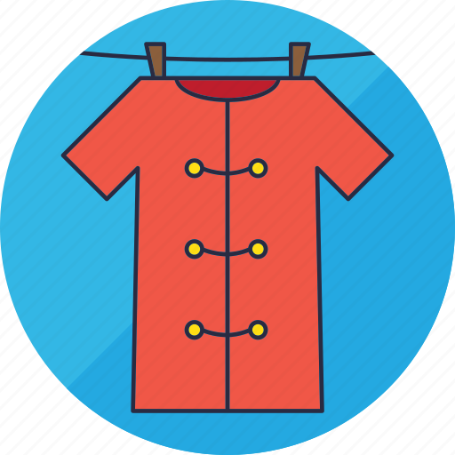 Laundry, clothes, dress, hang, kimono, shirt, washing icon - Download on Iconfinder